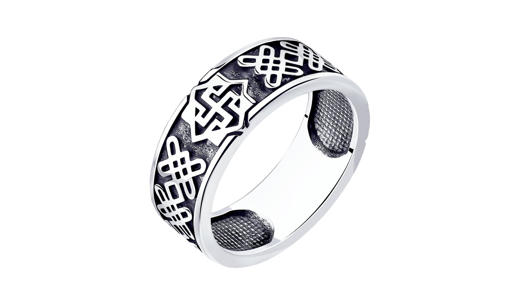 Кольцо религиозное серебряное Sokolov «Оберег Родовик» кольцо религиозное серебряное delta