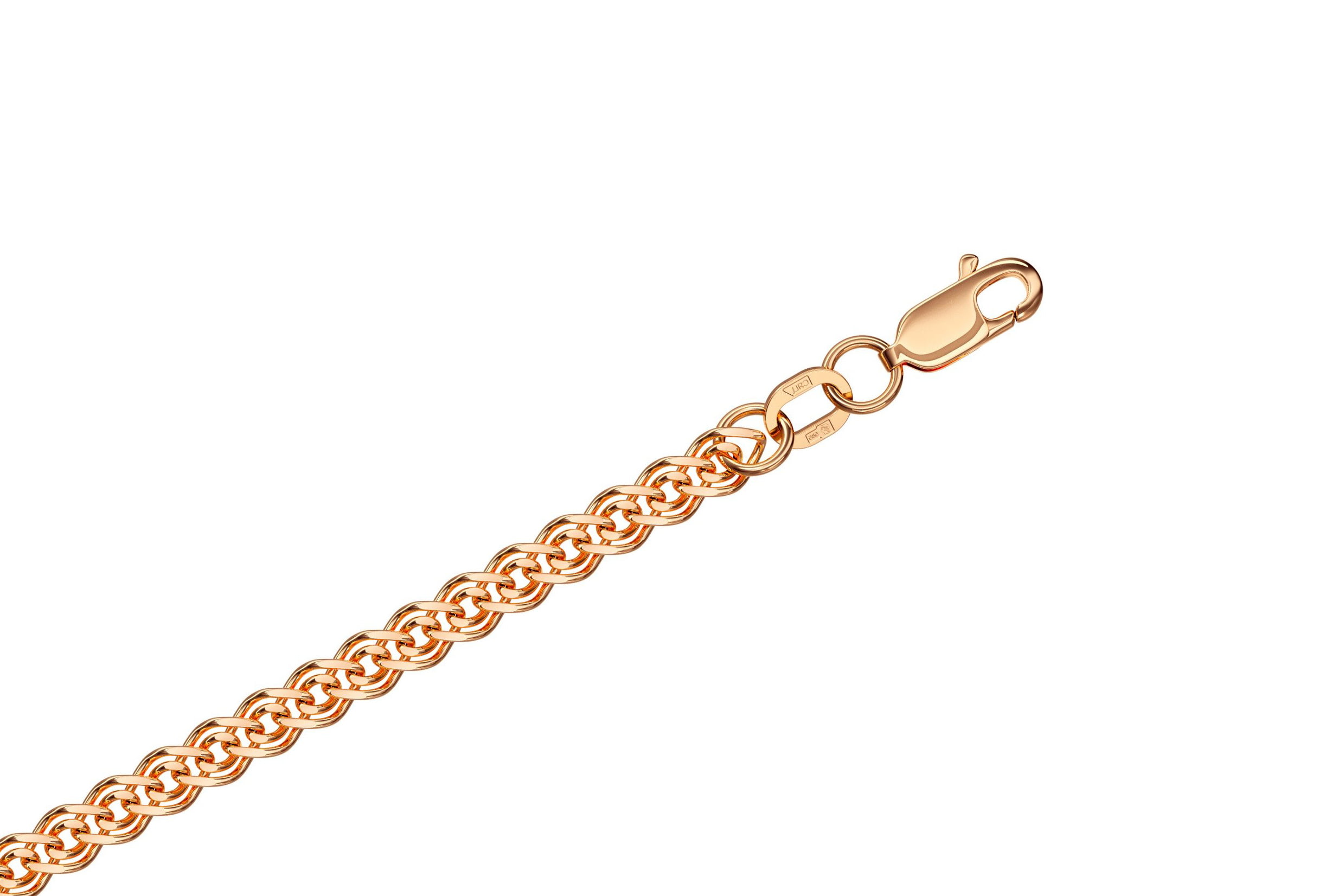 Цепь золотая Krastsvetmet, плетение Нонна 2021новая золотая цепь кожа чокер ожерелья для женщин длинные tassel rhinestones necklaces заявление