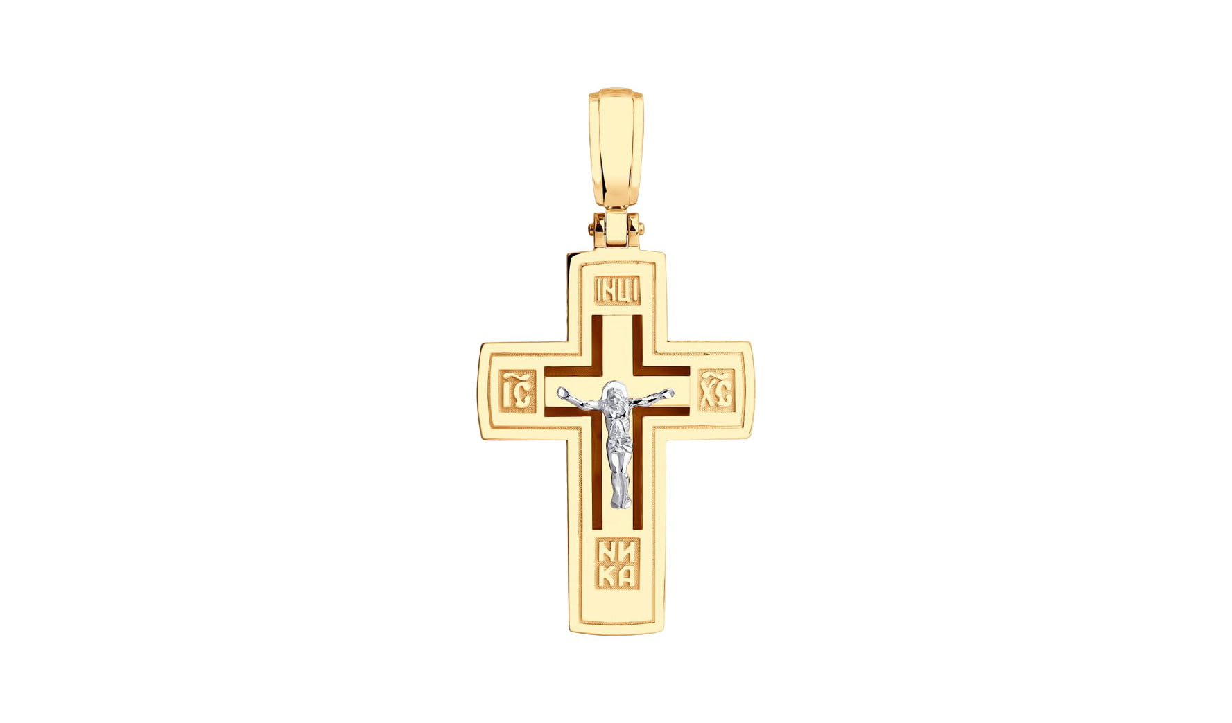 Крест золотой Sokolov сувенир полистоун подставка большой золотой пальмовый лист 4х22 5х30 5 см