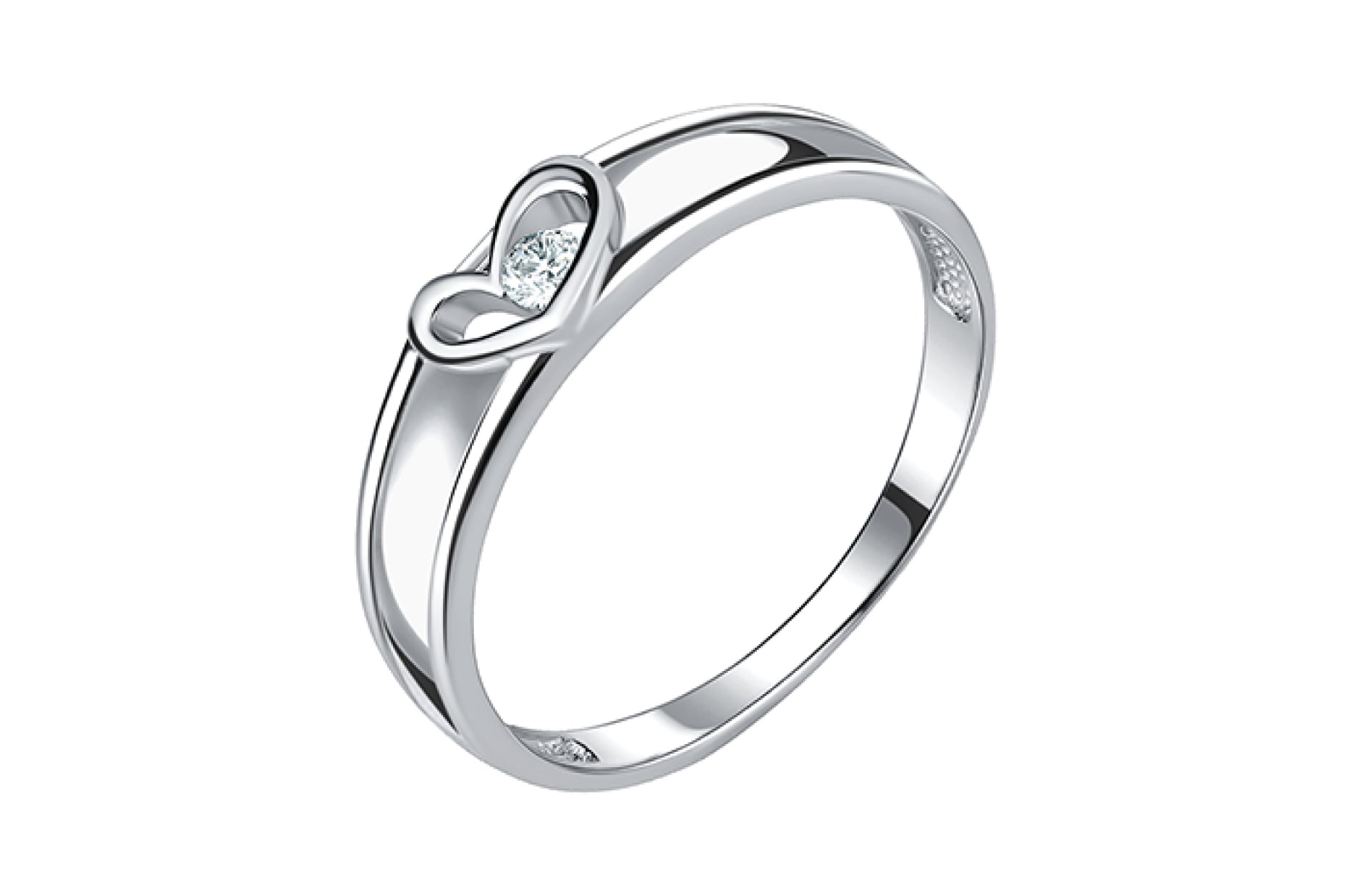 Кольцо серебряное Талант с фианитом кольцо серебряное juvedel с жемчугом и фианитом