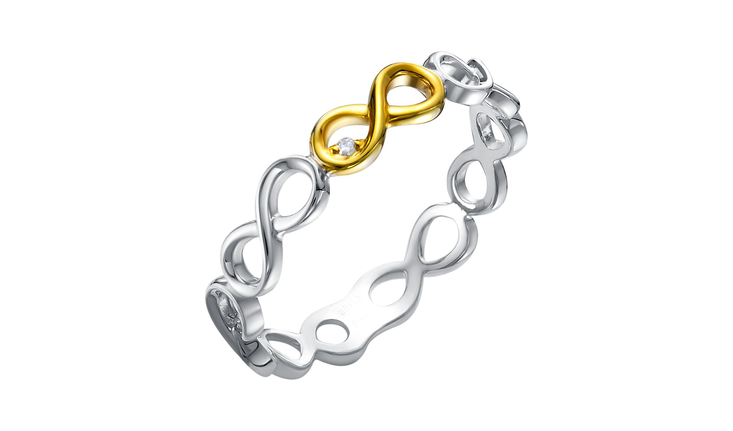 Кольцо серебряное Ювелирные традиции с бриллиантом кольцо религиозное серебряное delta