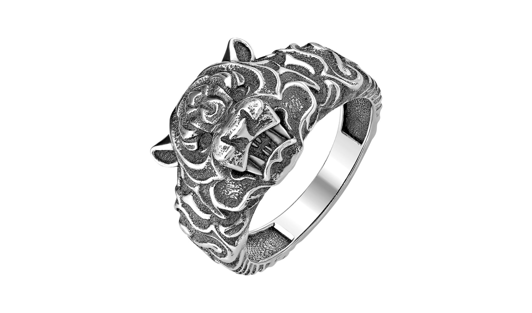 Кольцо серебряное EFREMOV «Амулет Тигр»