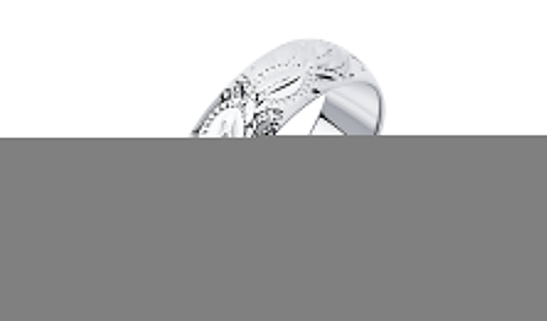 Кольцо обручальное серебряное Sokolov