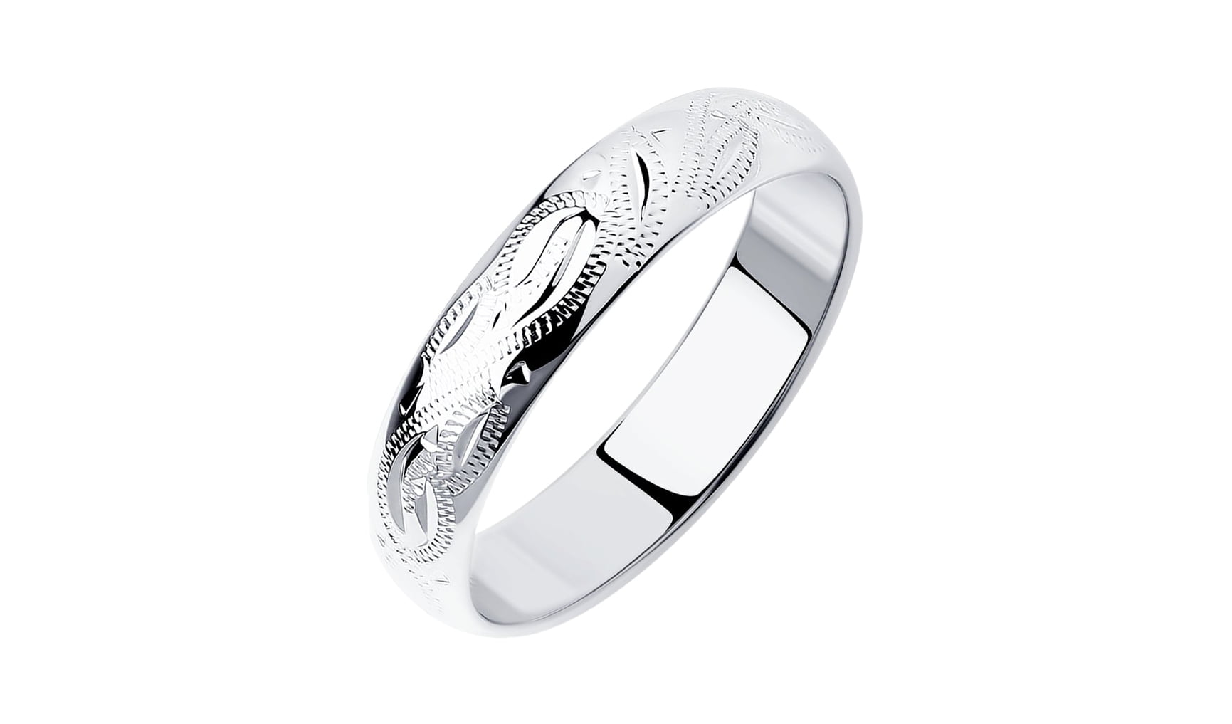 Кольцо обручальное серебряное Sokolov кольцо обручальное серебряное sokolov с фианитами