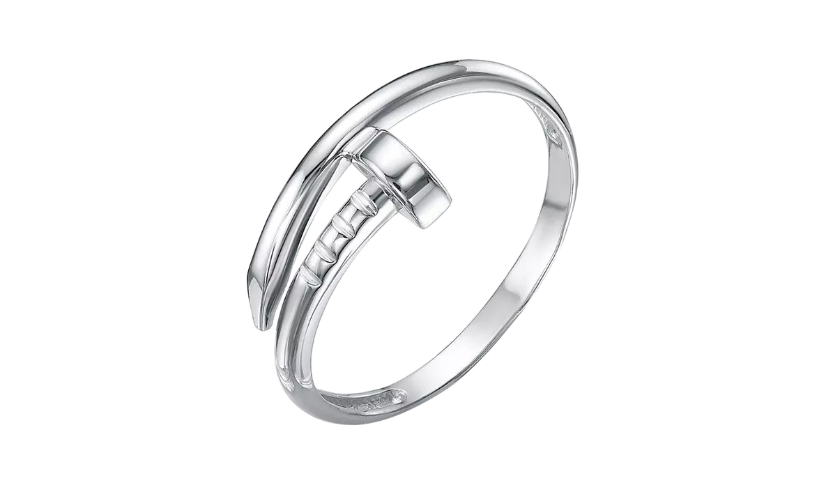 Кольцо серебряное Delta «Гвоздь» кольцо религиозное серебряное delta