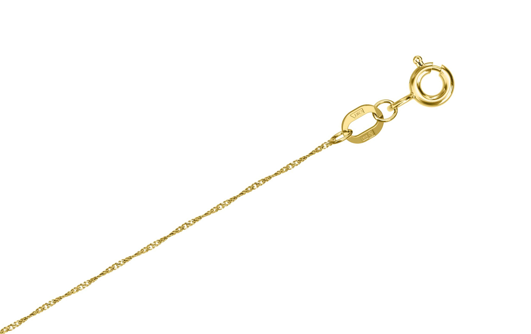 Цепь золотая Krastsvetmet, плетение Сингапур цепь золотая krastsvetmet плетение шарик бочка косичка из 4 х цепочек