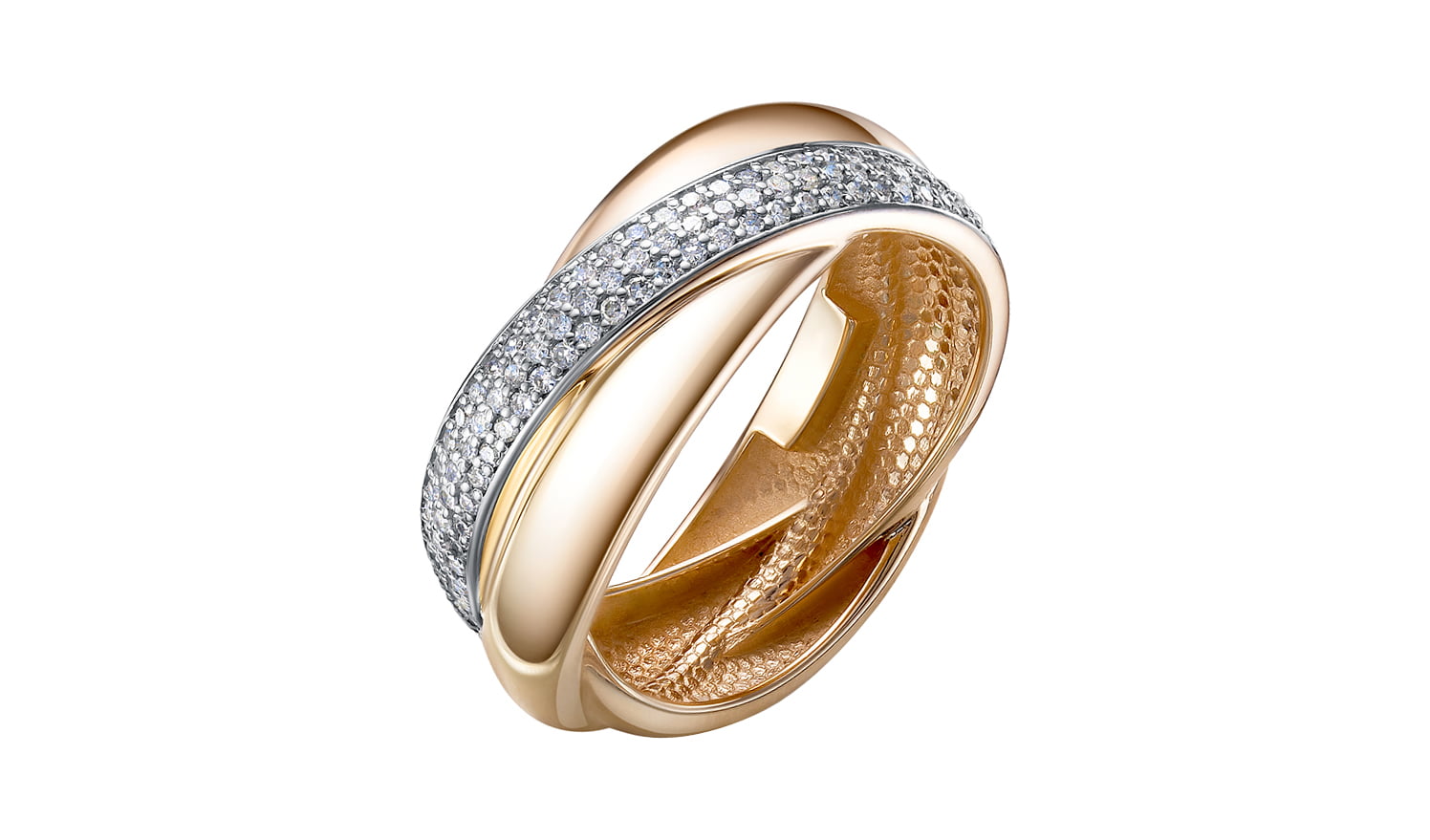 Кольцо золотое RoseGrace с бриллиантами